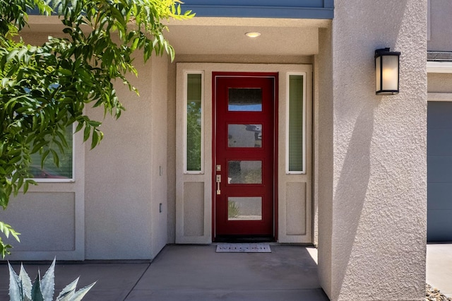 503 Cathedral Ct S, Madera, CA 93636 - property entrance with stucco siding