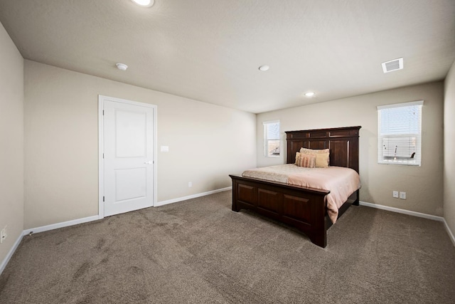 503 Cathedral Ct S, Madera, CA 93636 - carpeted bedroom with baseboards and recessed lighting