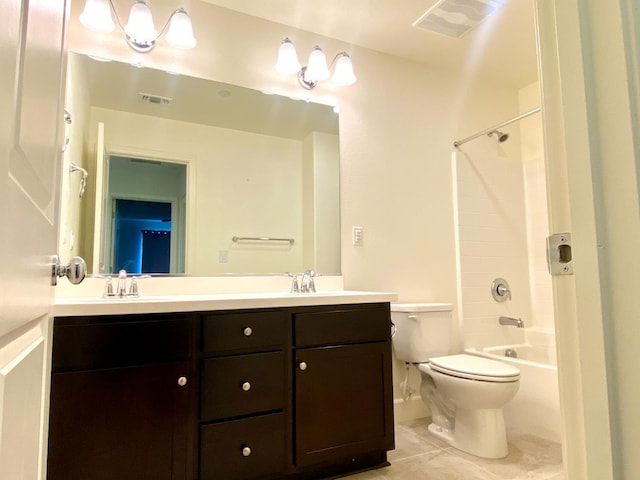 578 S Alpine Way S, Madera, CA 93636 - bathroom with double vanity, washtub / shower combination, and tile patterned floors