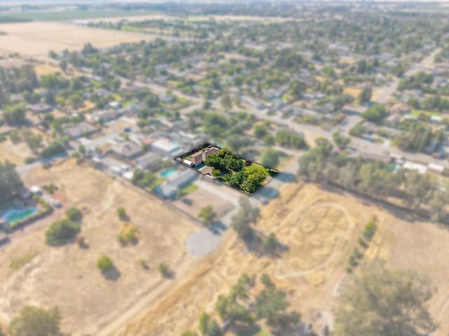 11736 Waverly Rd, Madera, CA 93636 - overview of rural landscape featuring property parcel outlined and a desert landscape