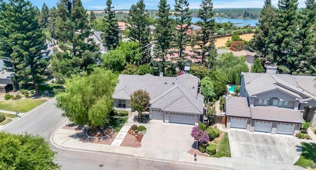 4632 W Minarets Ave, Fresno, CA 93722 - view from above of property featuring a nearby body of water