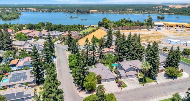 4632 W Minarets Ave, Fresno, CA 93722 - aerial view of residential area with a nearby body of water