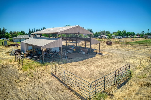 3377 N Bryan Ave, Fresno, CA 93723 - horse barn featuring a view of rural / pastoral area