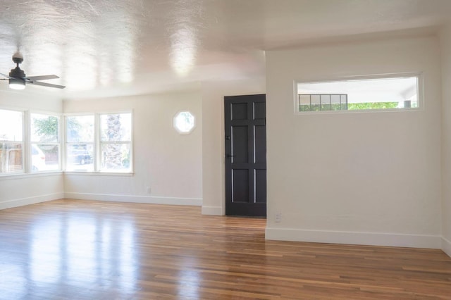 4119 Arden Dr S, Fresno, CA 93703 - empty room featuring wood finished floors and a ceiling fan