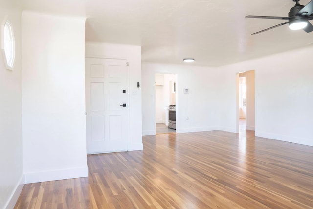 4119 Arden Dr S, Fresno, CA 93703 - spare room with ceiling fan and wood finished floors
