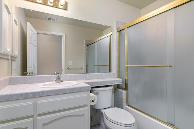 6447 N Vagedes Ave, Fresno, CA 93711 - bathroom with vanity and bath / shower combo with glass door