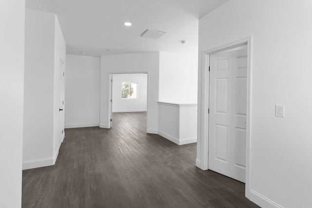 36950 Pauline Ave, Madera, CA 93636 - hallway with dark wood finished floors and recessed lighting