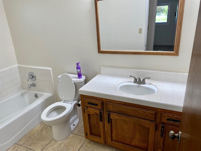 12173 Rd 36, Madera, CA 93636 - full bath with a bath, vanity, and tile patterned flooring