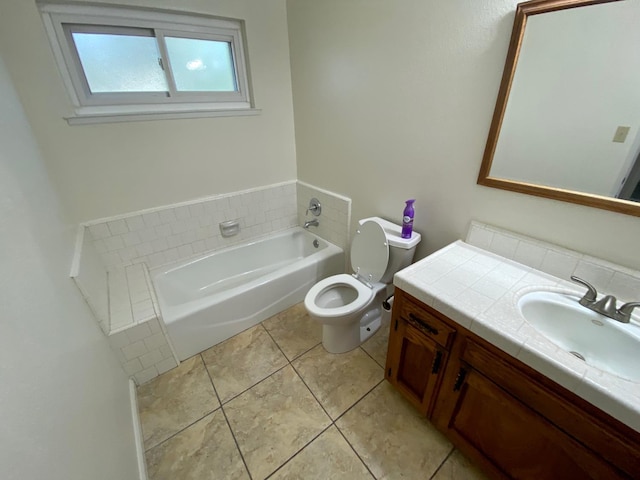 12173 Rd 36, Madera, CA 93636 - bathroom with a garden tub, tile patterned flooring, and vanity