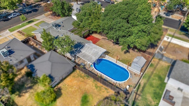 1440 E Fountain Way, Fresno, CA 93704 - aerial view of a pool area