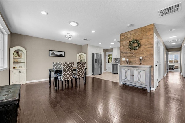 1440 E Fountain Way, Fresno, CA 93704 - dining room featuring wood finished floors and recessed lighting