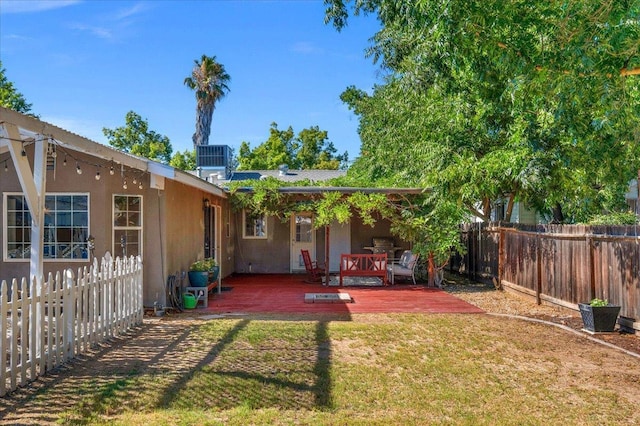 1440 E Fountain Way, Fresno, CA 93704 - fenced backyard with a wooden deck