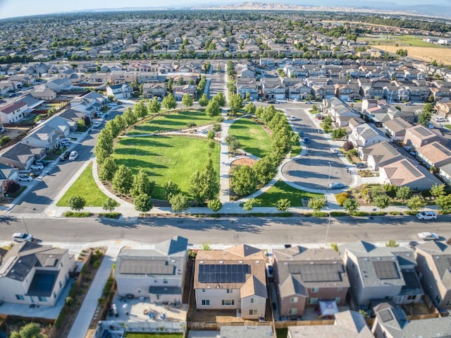 7393 E Michigan Ave, Fresno, CA 93737 - aerial view of property and surrounding area featuring nearby suburban area