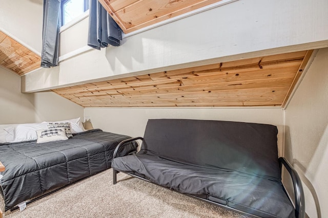 40748 Mill Run Ln Unit 5, Shaver Lake, CA 93664 - living room with carpet floors and wooden ceiling