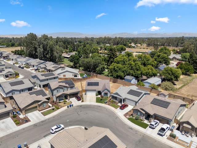 1567 Las Rosas Ave, Clovis, CA 93619 - aerial view of residential area with a mountainous background