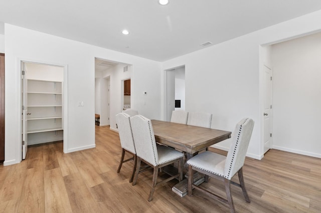 1567 Las Rosas Ave, Clovis, CA 93619 - dining room featuring light wood-style floors and recessed lighting