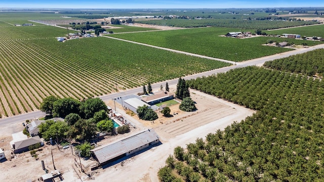 570 S Lassen Ave, Kerman, CA 93630 - aerial view of sparsely populated area featuring rows of crops