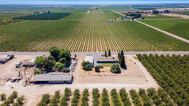 570 S Lassen Ave, Kerman, CA 93630 - aerial view of sparsely populated area featuring rows of crops