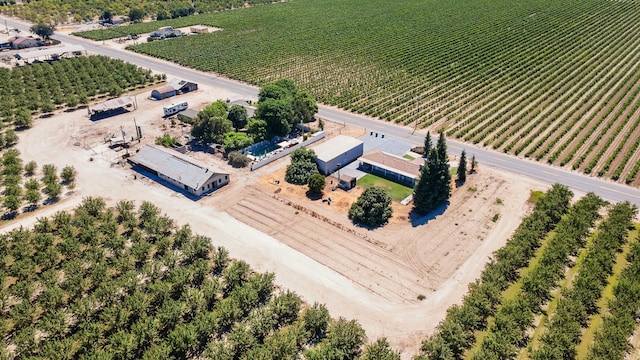 570 S Lassen Ave, Kerman, CA 93630 - aerial view of sparsely populated area with large plots for crops