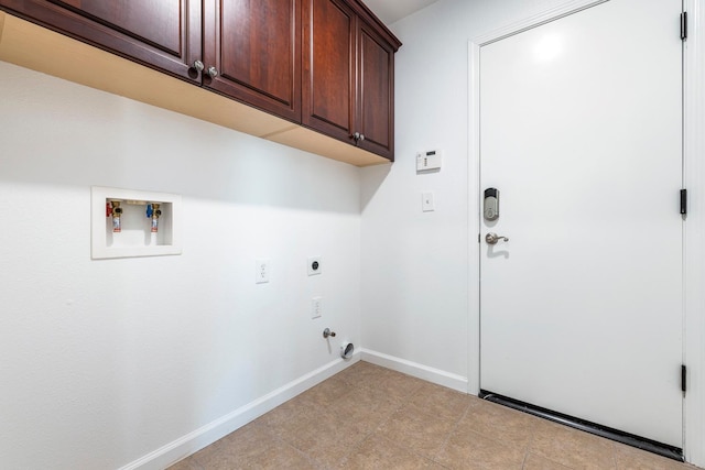 4160 N Creekbend, Clovis, CA 93619 - laundry area with hookup for an electric dryer, cabinet space, and washer hookup