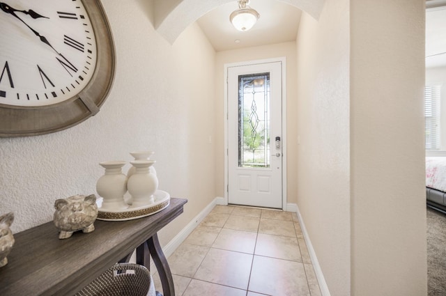 1728 E Green Sage Ave, Fresno, CA 93730 - entryway featuring light tile patterned floors and arched walkways