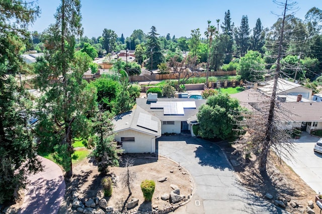 4678 N Thorne Ave, Fresno, CA 93704 - aerial view of property and surrounding area with a tree filled landscape