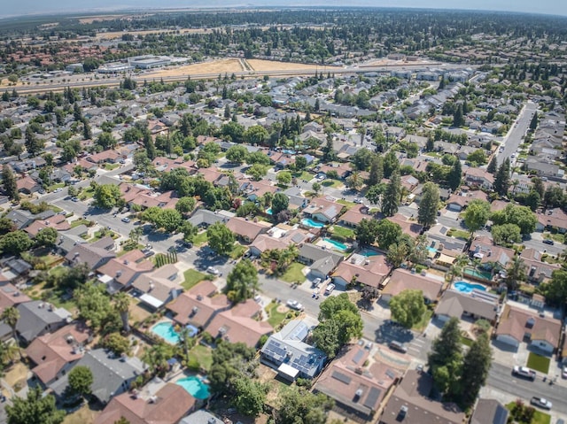 6283 N Gilroy Ave, Fresno, CA 93722 - aerial view of property's location with nearby suburban area
