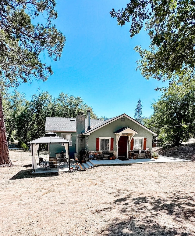 37969 Rd 422, Oakhurst, CA 93644 - back of property featuring a gazebo and a patio