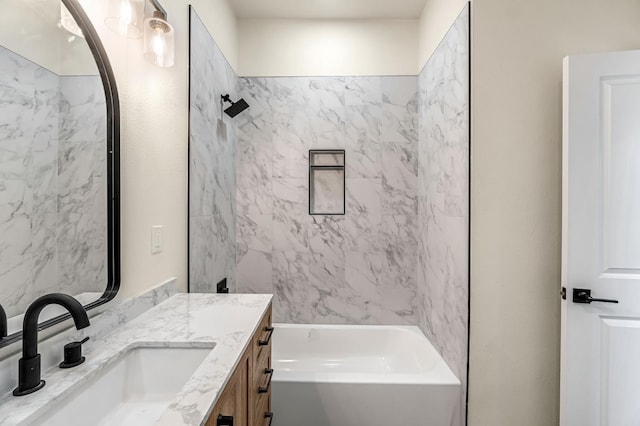2643 B St, Selma, CA 93662 - full bathroom featuring vanity and shower / washtub combination