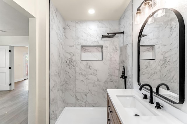 2643 B St, Selma, CA 93662 - bathroom with vanity and a shower