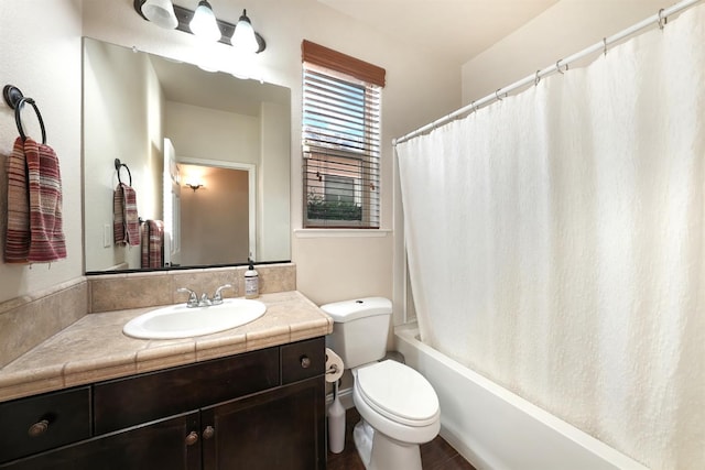 11319 N Via Napoli Dr, Fresno, CA 93730 - full bath featuring vanity and shower / bathtub combination with curtain
