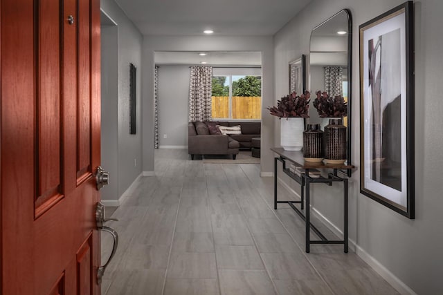 4553 Griffith Ave, Clovis, CA 93619 - hallway with baseboards and recessed lighting