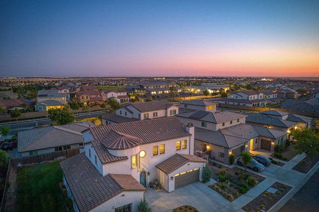 924 Orchard Hills Rd, Madera, CA 93636 - aerial view at dusk of a residential view