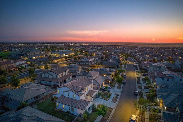 924 Orchard Hills Rd, Madera, CA 93636 - aerial view at dusk of a residential view