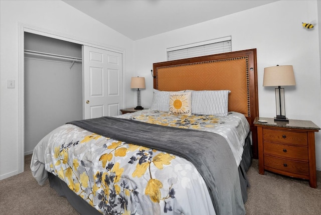 53401 Timberview Rd, North Fork, CA 93643 - bedroom featuring carpet, a closet, and lofted ceiling