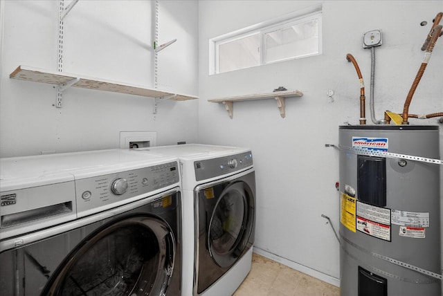 53401 Timberview Rd, North Fork, CA 93643 - washroom featuring water heater and washing machine and dryer