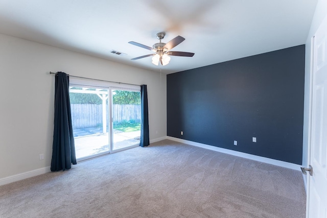 1963 Rialto Ct, Clovis, CA 93611 - carpeted spare room with a ceiling fan and baseboards