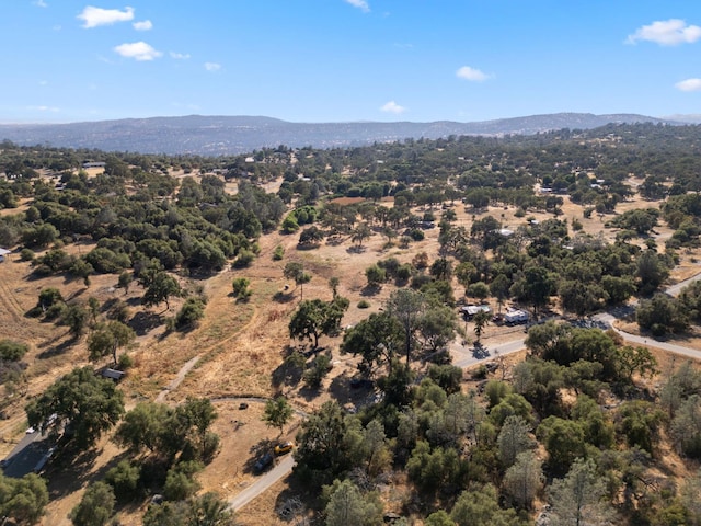 44810 Douglas Rd S, Coarsegold, CA 93614 - aerial view of property and surrounding area featuring a mountainous background and rural landscape
