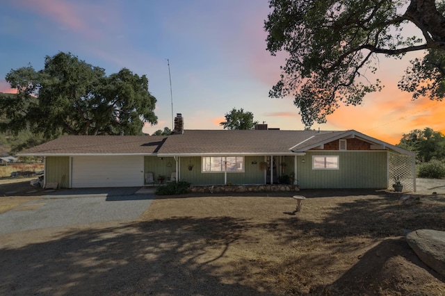 44810 Douglas Rd S, Coarsegold, CA 93614 - single story home featuring a chimney and a porch