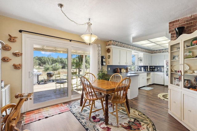 44810 Douglas Rd S, Coarsegold, CA 93614 - dining area featuring dark wood finished floors