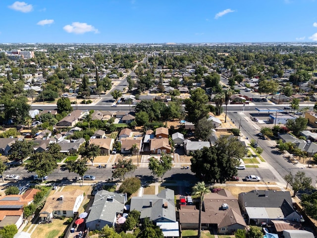 3924 E Iowa Ave, Fresno, CA 93702 - aerial overview of property's location with nearby suburban area