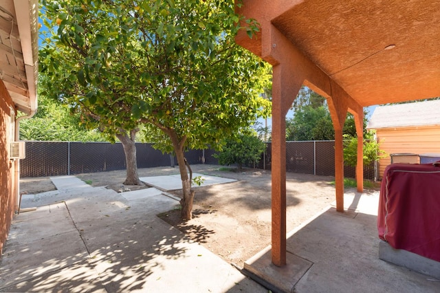 3924 E Iowa Ave, Fresno, CA 93702 - fenced backyard with a patio and area for grilling