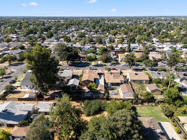 3924 E Iowa Ave, Fresno, CA 93702 - aerial overview of property's location with nearby suburban area