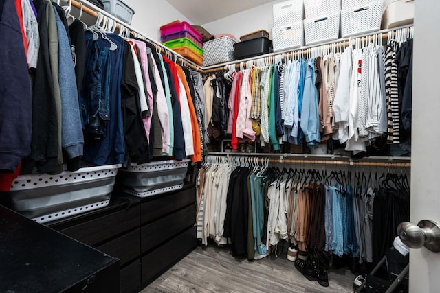 1397 N Redington Ave, Clovis, CA 93619 - walk in closet featuring wood finished floors