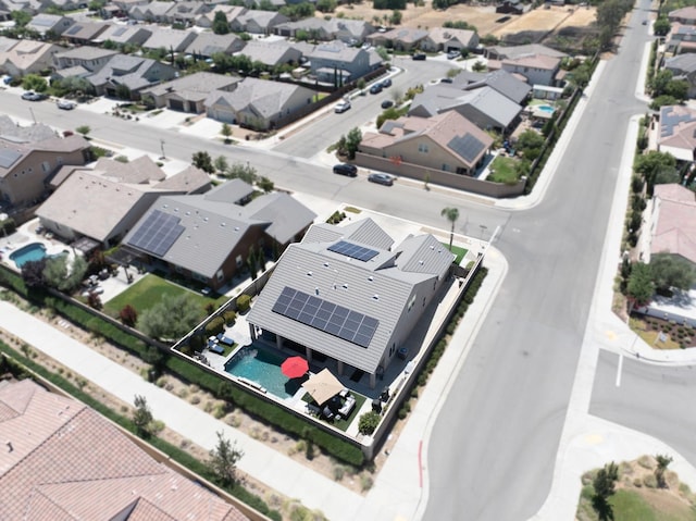 1397 N Redington Ave, Clovis, CA 93619 - aerial perspective of suburban area featuring a pool