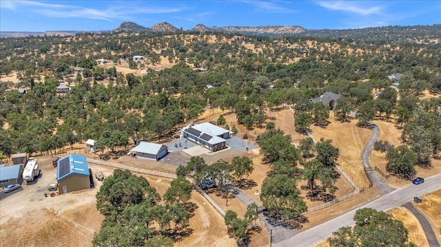 34503 Backbone Rd, Auberry, CA 93602 - drone / aerial view of a mountain backdrop