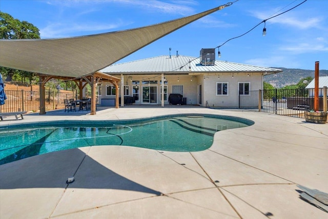 34503 Backbone Rd, Auberry, CA 93602 - view of swimming pool with a patio area