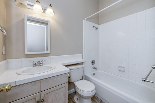 5484 W El Paso Ave, Fresno, CA 93722 - bathroom with vanity and bathtub / shower combination