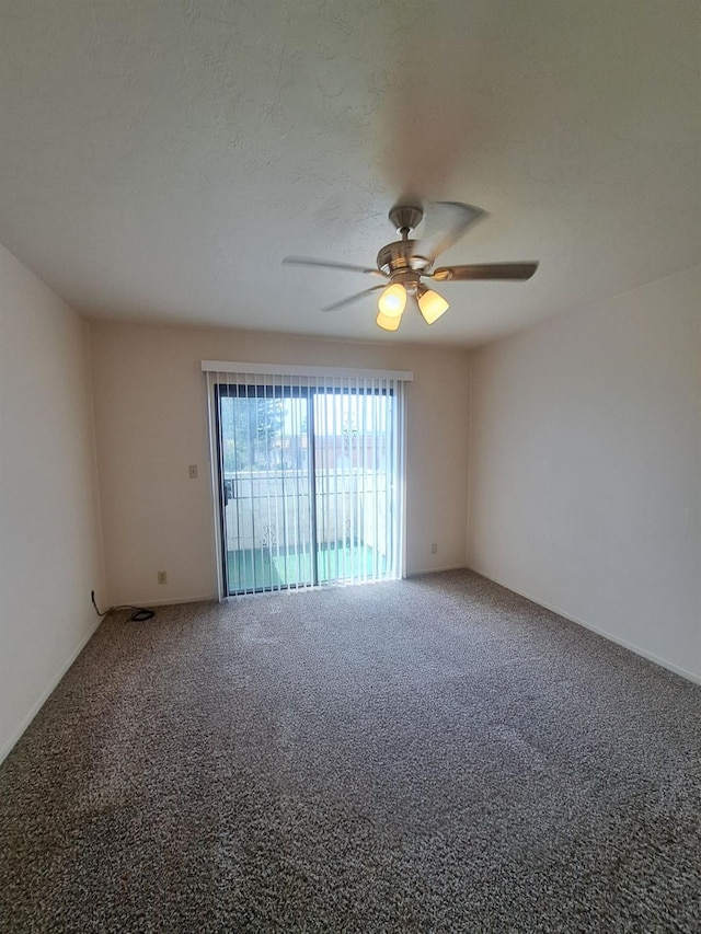 4919 N Millbrook Ave Unit 123, Fresno, CA 93726 - carpeted spare room featuring a ceiling fan