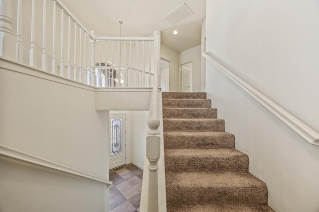 5929 N La Paz Ave, Fresno, CA 93723 - stairs featuring recessed lighting